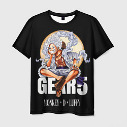 Мужская футболка Монки Д Луффи 5 гир - One Piece