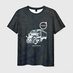 Мужская футболка Вольво грузовик