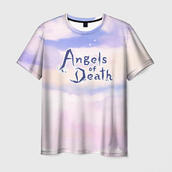 Мужская футболка Angels of Death sky clouds