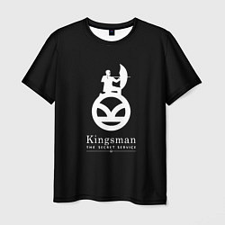 Футболка мужская Kingsman logo, цвет: 3D-принт
