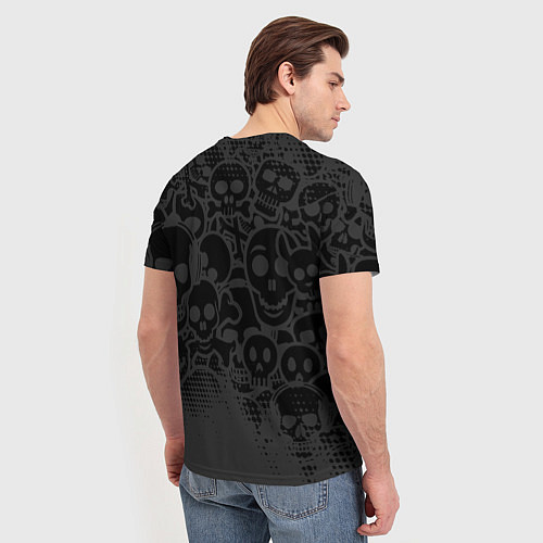 Мужская футболка Pantera метал - черепа / 3D-принт – фото 4