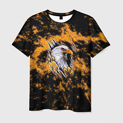Мужская футболка Орел в огне