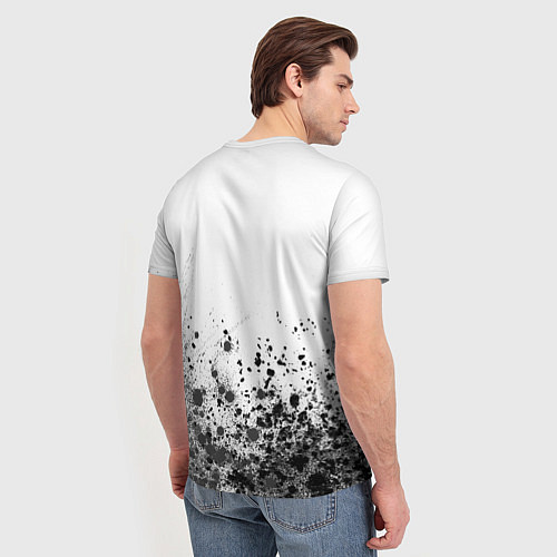 Мужская футболка Рэпер Баста в стиле граффити: символ сверху / 3D-принт – фото 4