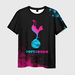 Мужская футболка Tottenham - neon gradient