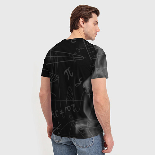 Мужская футболка Ъуъ съука огонь математика / 3D-принт – фото 4