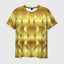 Мужская футболка Золото абстрактная графика