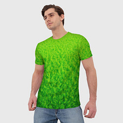 Футболка мужская Трава зеленая, цвет: 3D-принт — фото 2