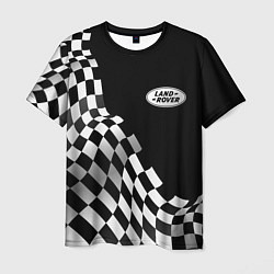 Мужская футболка Land Rover racing flag