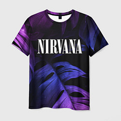 Мужская футболка Nirvana neon monstera