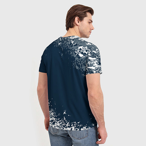 Мужская футболка Him - Краска / 3D-принт – фото 4