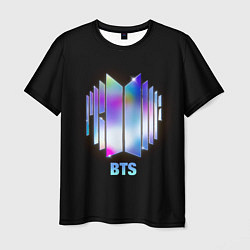 Мужская футболка BTS gradient logo