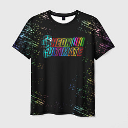 Мужская футболка Minecraft neon ultimate