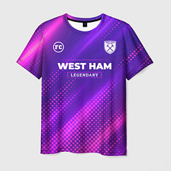 Мужская футболка West Ham legendary sport grunge