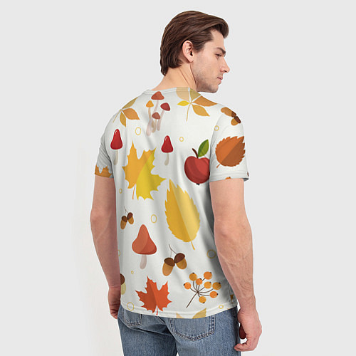 Мужская футболка Осенние дары природы / 3D-принт – фото 4
