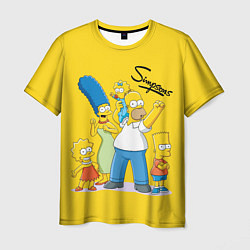 Мужская футболка Simpson family