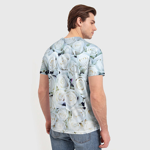 Мужская футболка Шатунов на фоне роз / 3D-принт – фото 4