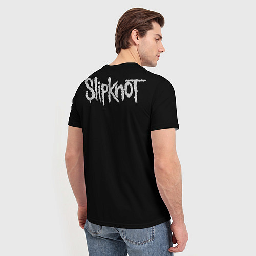 Мужская футболка Slipknot - pentagram / 3D-принт – фото 4