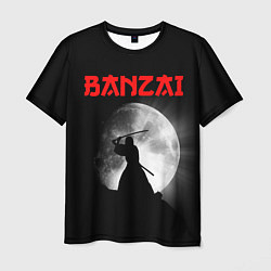 Мужская футболка Banzai - самурай