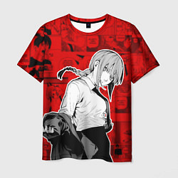 Мужская футболка Макима - Человек-бензопила - Демон