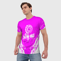 Футболка мужская Blink 182 краска, цвет: 3D-принт — фото 2