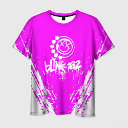 Мужская футболка Blink 182 краска