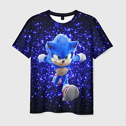 Футболка мужская Sonic sequins, цвет: 3D-принт