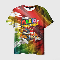 Мужская футболка Tiger-Bowser - Super Mario 3D World