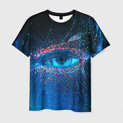 Мужская футболка Цифровой глаз