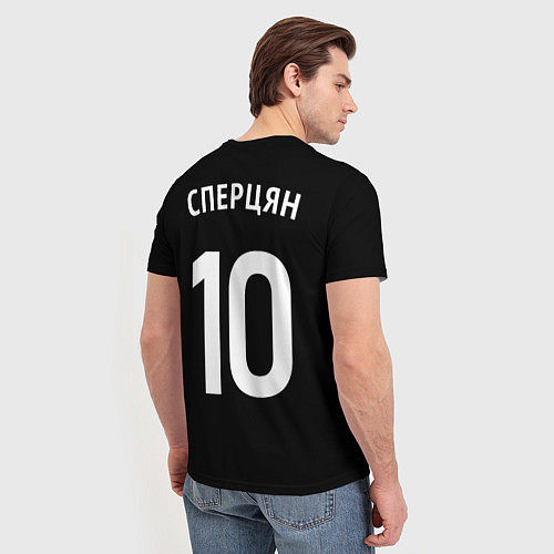 Мужская футболка Сперцян Краснодар форма 20222023 / 3D-принт – фото 4
