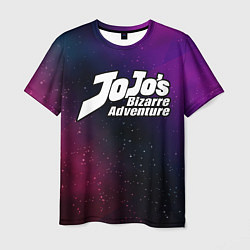 Мужская футболка JoJo Bizarre Adventure gradient space