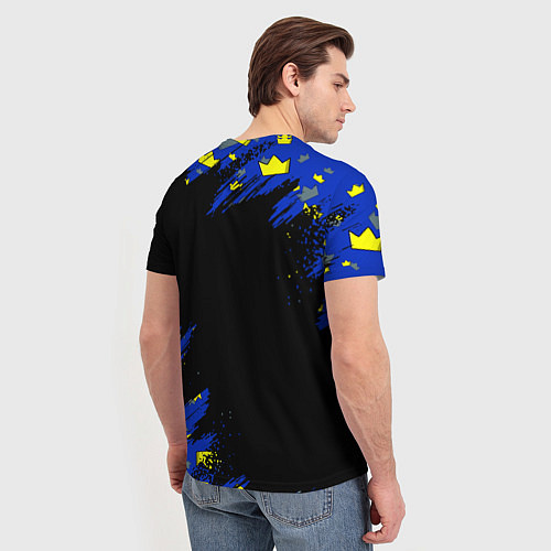 Мужская футболка Радужные друзья Синий / 3D-принт – фото 4