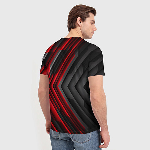 Мужская футболка Citroen строгий стиль / 3D-принт – фото 4