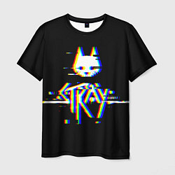 Футболка мужская Stray glitch logo, цвет: 3D-принт