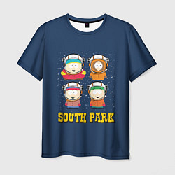Мужская футболка South park космонавты