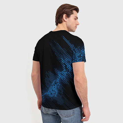 Мужская футболка Sabaton звуковая волна / 3D-принт – фото 4