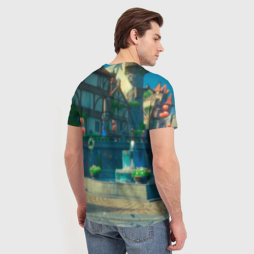 Мужская футболка Сахароза в примогеме / 3D-принт – фото 4