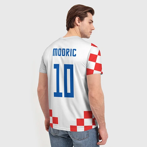 Мужская футболка Модрич Сборная Хорватии форма к чемпионату мира 20 / 3D-принт – фото 4