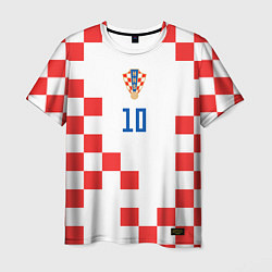 Мужская футболка Модрич Сборная Хорватии форма к чемпионату мира 20