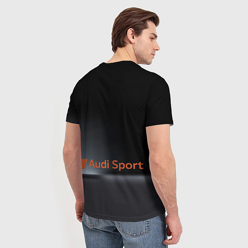 Мужская футболка Audi sport - racing team / 3D-принт – фото 4