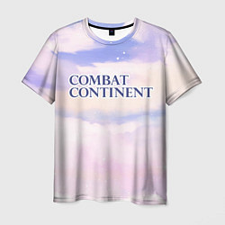 Мужская футболка Combat Continent sky clouds