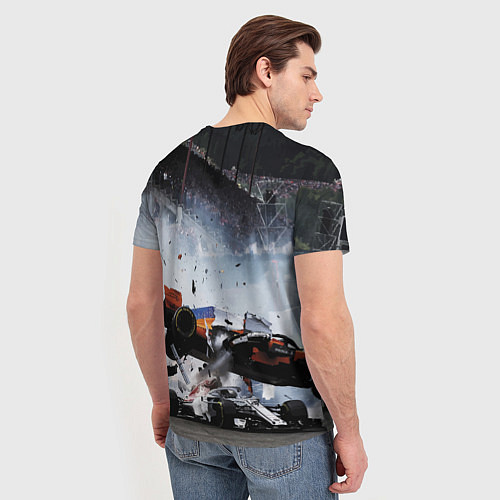 Мужская футболка Формула 1 - ни за что, блин! / 3D-принт – фото 4