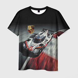 Мужская футболка Porsche - racing team - motorsport