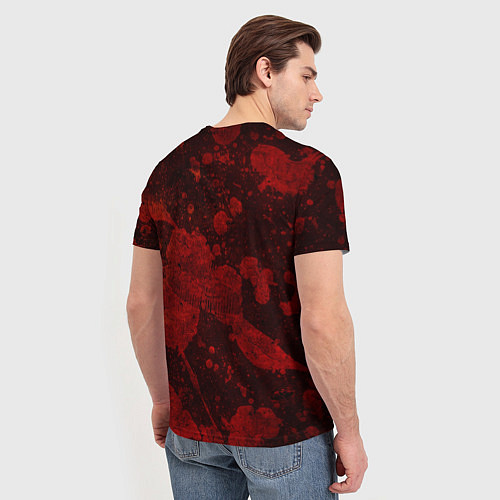 Мужская футболка Череп пожарного / 3D-принт – фото 4