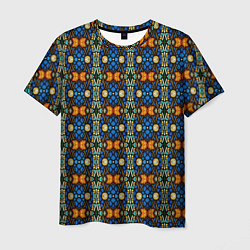 Мужская футболка Витражи - ромбики