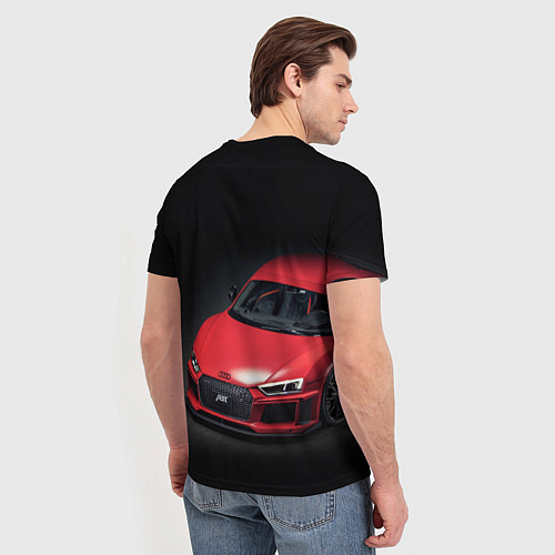 Мужская футболка Audi quattro ABT autotuning / 3D-принт – фото 4