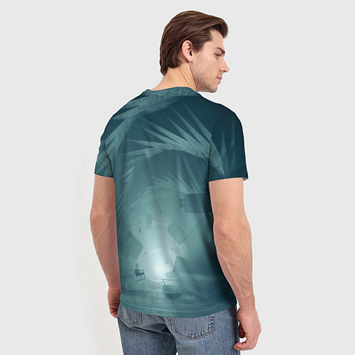 Мужская футболка Аномалия в бюро / 3D-принт – фото 4