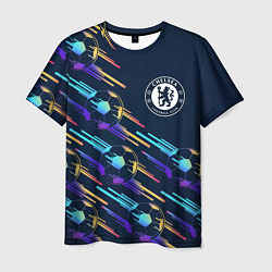 Мужская футболка Chelsea градиентные мячи