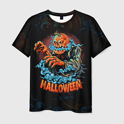 Мужская футболка Жуткий Хэллоуин Halloween