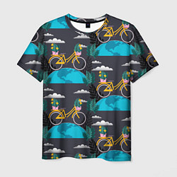 Мужская футболка Велопрогулка