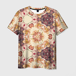 Мужская футболка Цветы абстрактные розы